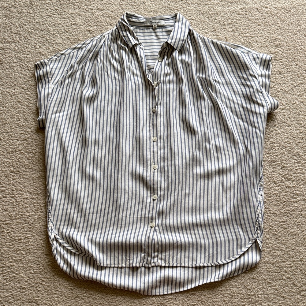 Madewell Striped Camp Shirt